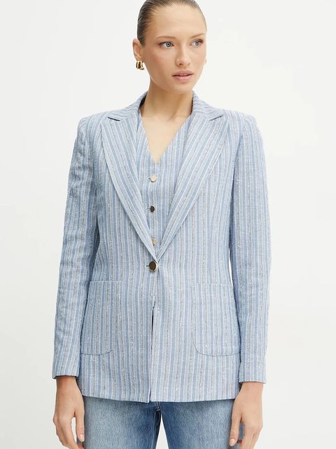 Fracomina marynarka z domieszką lnu - zdjęcie produktu nr 1