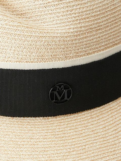 Maison Michel Virginie straw fedora hat - Neutrals - zdjęcie produktu nr 2