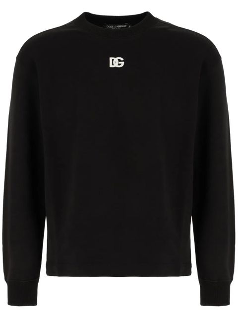 Dolce & Gabbana DG-embroidered jumper - Black - zdjęcie produktu nr 1