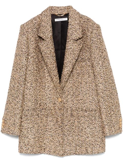 Alessandra Rich lurex tweed blazer - Black - zdjęcie produktu nr 1