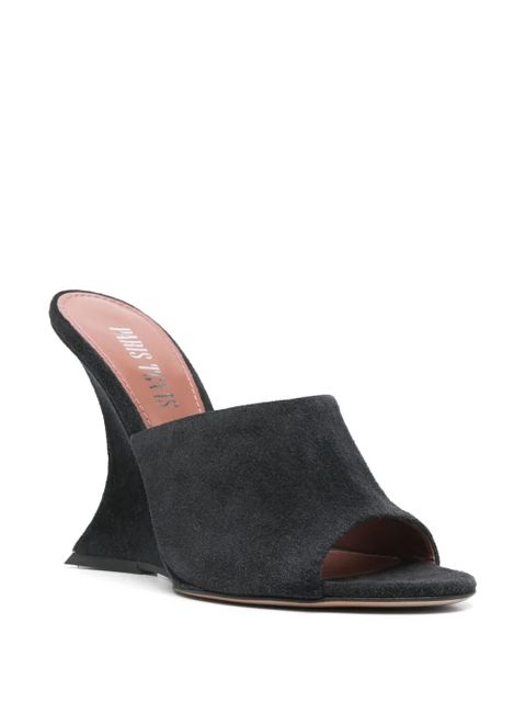 Paris Texas 105mm suede sandals - Black