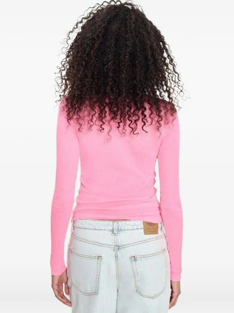 American Vintage Massachusetts long-sleeve T-shirt - Pink