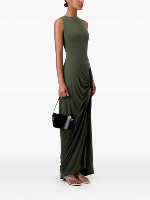 Coperni taped suspended maxi dress - Green