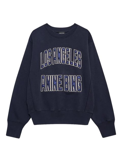 ANINE BING Harry printed sweatshirt - Blue - zdjęcie produktu nr 1