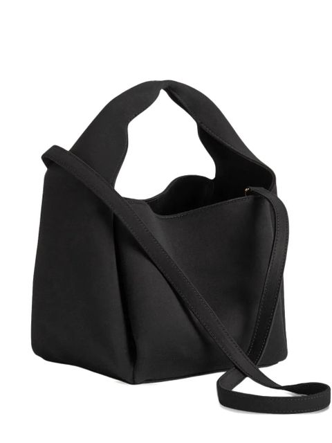 TOTEME suede bucket bag - Black