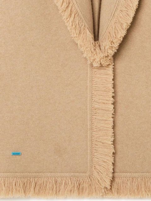 Alanui fringed finest coat - Neutrals