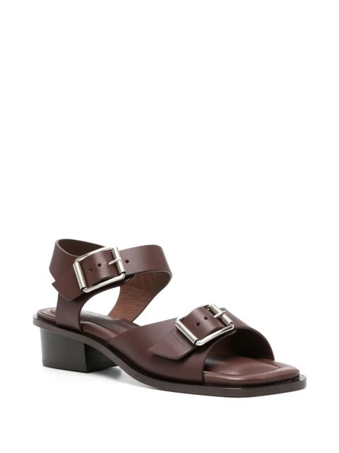 LEMAIRE 35mm buckled leather sandals - Brown - zdjęcie produktu nr 2