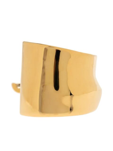 Jacquemus curved gold bracelet - Yellow