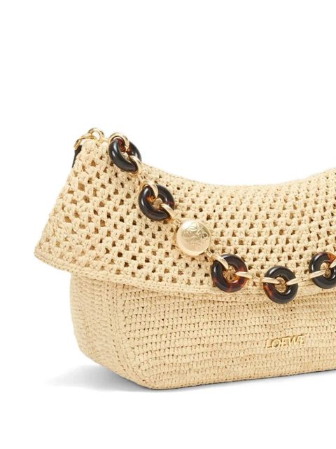 LOEWE Ola woven tote bag - Neutrals