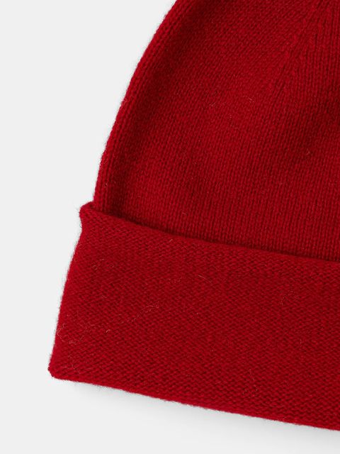 Answear.LAB czapka wełniana kolor czerwony