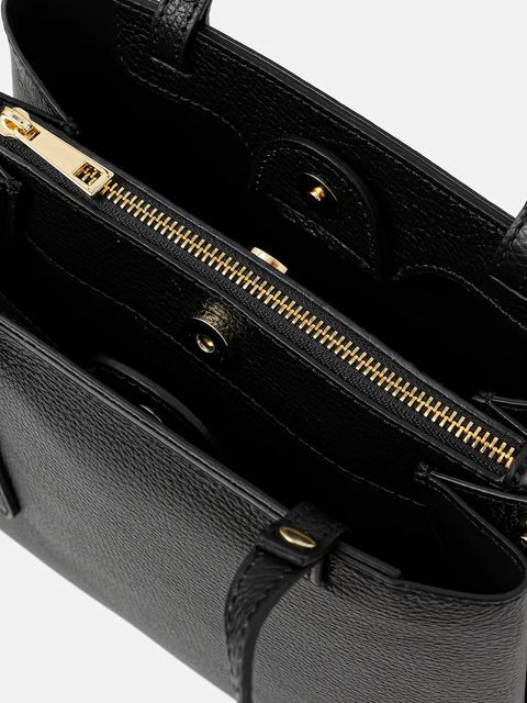 Answear.LAB torebka skórzana kolor czarny