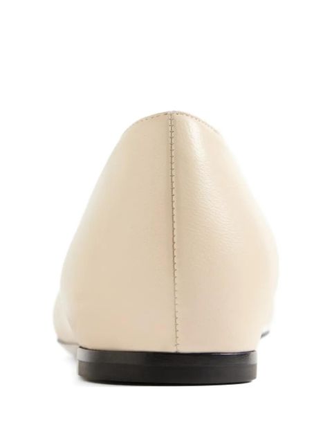 Valentino Garavani VLogo Signature ballerinas in nappa - Neutrals