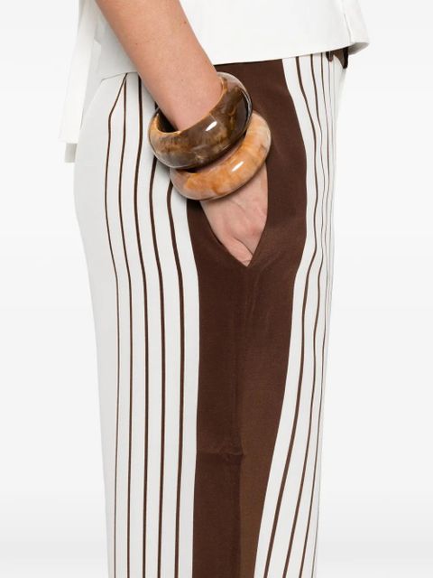 SIR. Leilana striped tailored trousers - White