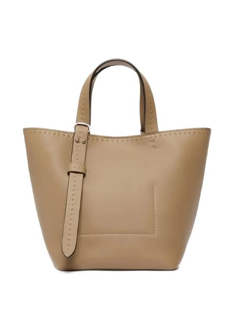 Max Mara stitch-detail bucket handbag - Brown - zdjęcie produktu nr 2