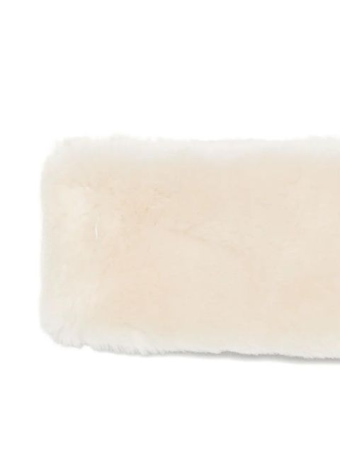 TOTEME shearling headband - Neutrals - zdjęcie produktu nr 2
