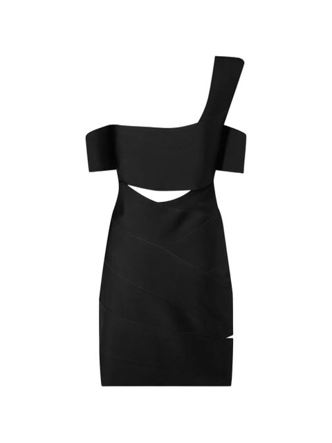 Alexander McQueen cut-out detail mini dress - Black
