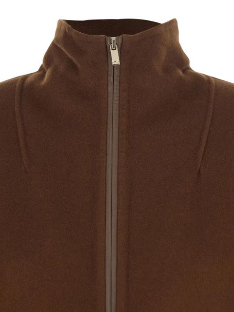 Max Mara pocket zip-fastening jacket - Brown