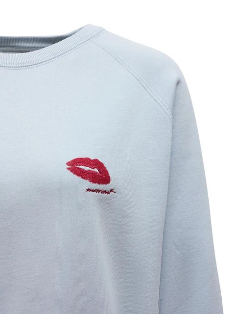 MARANT ÉTOILE embroidered sweatshirt - Blue