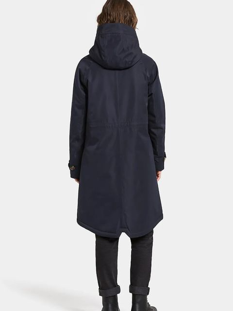 Didriksons kurtka LUNA kolor granatowy zimowa oversize 505930