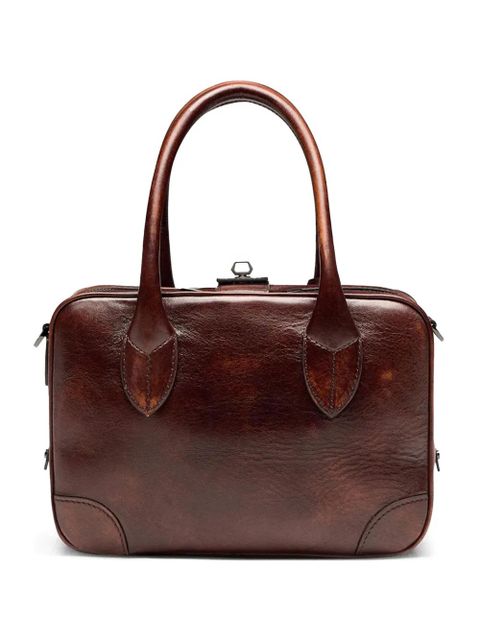 Golden Goose Vita floral leather tote bag - Brown - zdjęcie produktu nr 2