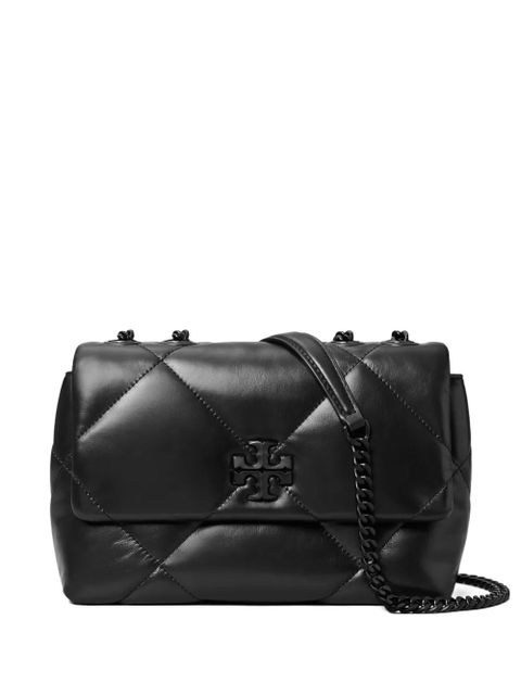 Tory Burch Kira quilted leather shoulder bag - Black - zdjęcie produktu nr 1