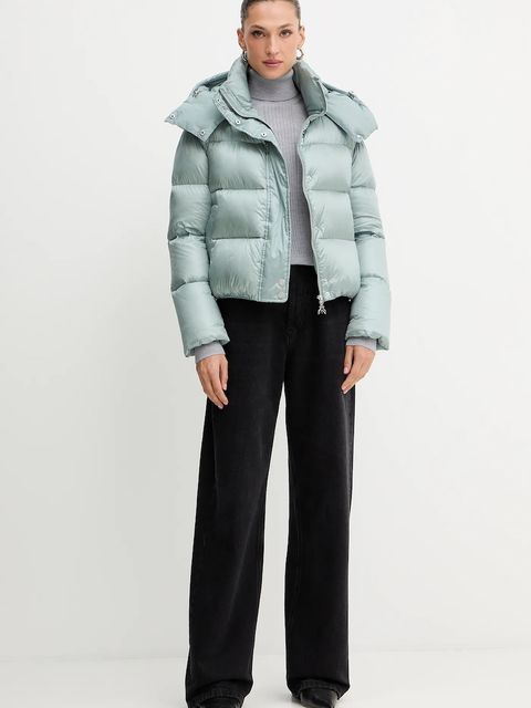 Patrizia Pepe sweter wełniany damski kolor szary z golfem 2K0340 KM36 - zdjęcie produktu nr 2