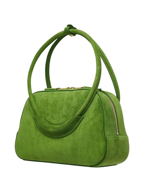 SHUSHU/TONG bow-detail ring-handle shoulder bag - Green - zdjęcie produktu nr 2