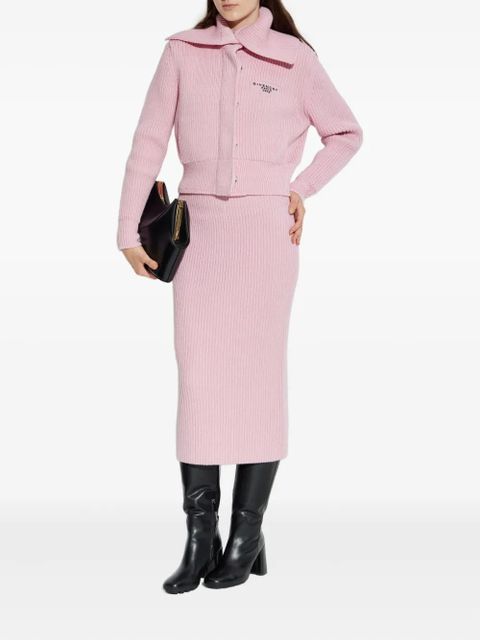 Givenchy ribbed-knit cardigan - Pink