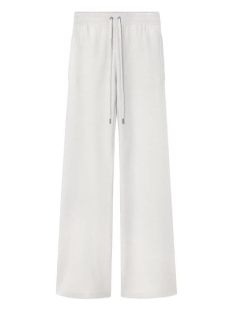Versace drawstring-fastening knitted flared trousers - Grey - zdjęcie produktu nr 1