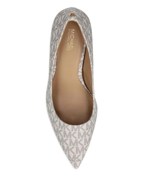 Michael Kors monogram heeled pumps - Neutrals - zdjęcie produktu nr 2