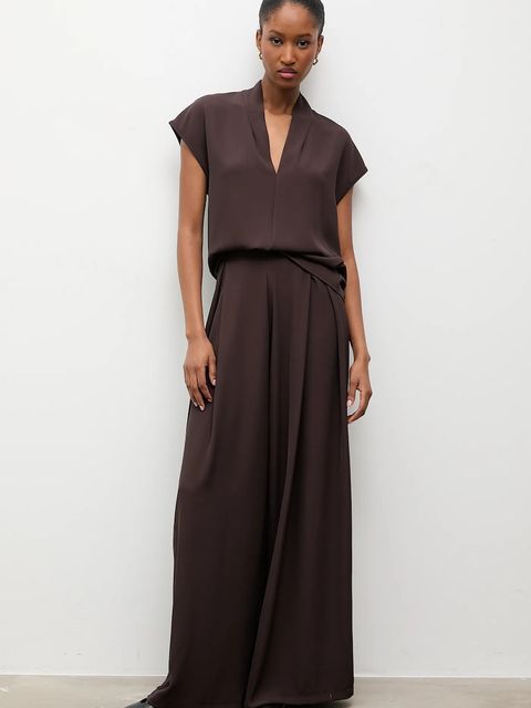 Answear.LAB komplet damski kolor brązowy - zdjęcie produktu nr 1