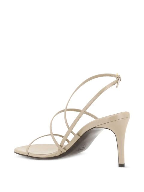 KHAITE 75mm Loop sandals - Neutrals