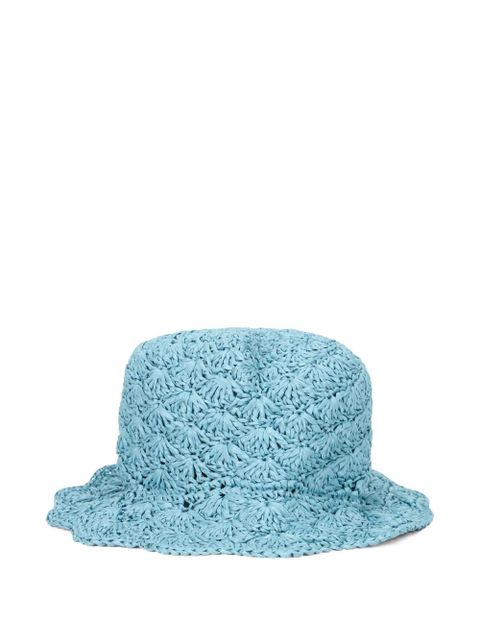 Valentino Garavani textured hat - Blue - zdjęcie produktu nr 1