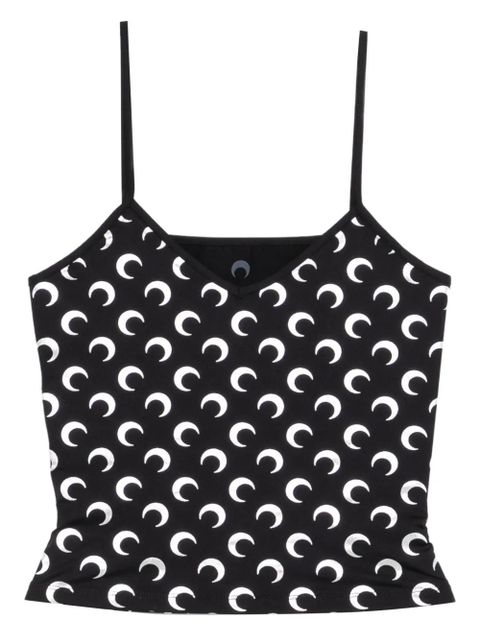 Marine Serre moon-print top - Black - zdjęcie produktu nr 1