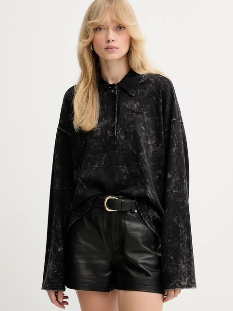 Gestuz longsleeve bawełniany kolor czarny 10910662 - zdjęcie produktu nr 1