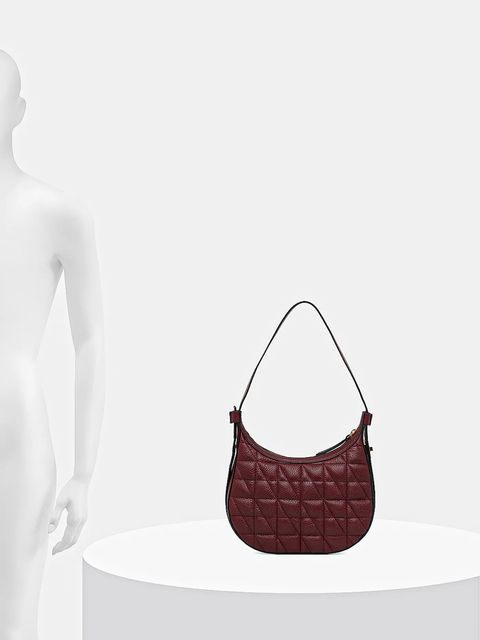 Geox torebka skórzana MARYEMY kolor bordowy D56ZSA 00046