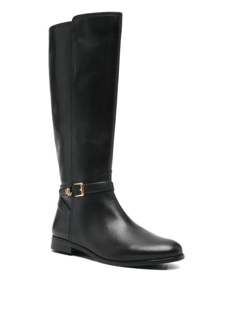 Lauren Ralph Lauren Brooke II buckle tall boots - Black