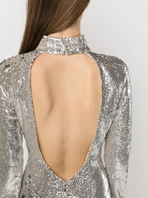 Givenchy open-back sequin gown - Silver