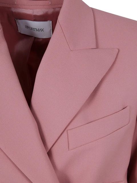 Sportmax notched-lapel blazer - Pink