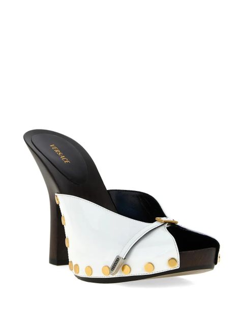 Versace Sassi patent clogs - White - zdjęcie produktu nr 2