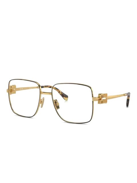 Miu Miu Eyewear square-frame glasses - Black - zdjęcie produktu nr 2