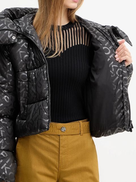 Pinko kurtka kolor czarny zimowa 105438 A2PY