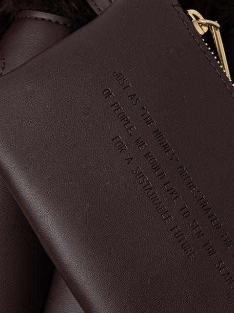 Themoire torebka kolor brązowy TMFW25DFEDF109