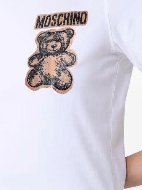 Moschino graphic-print T-shirt - White