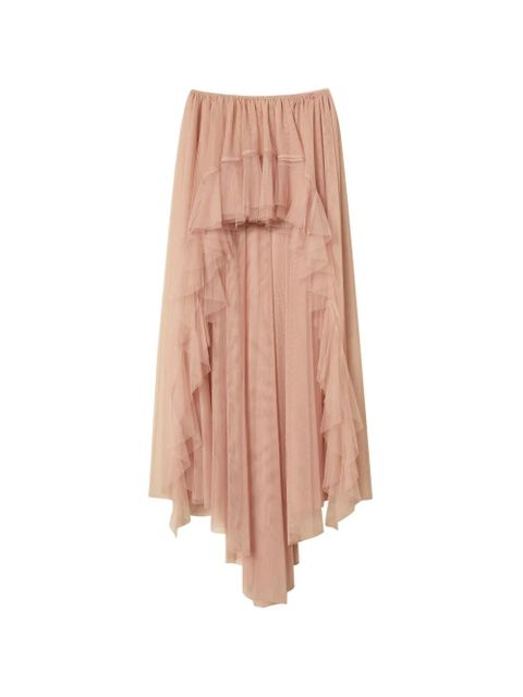 TWINSET x Myfo asymmetric tulle skirt - Neutrals - zdjęcie produktu nr 1