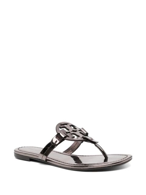 Tory Burch Miller metallic sandals - Grey - zdjęcie produktu nr 2