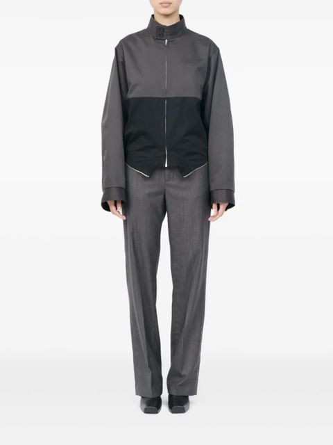 MM6 Maison Margiela zip colour-block jacket - Grey - zdjęcie produktu nr 2