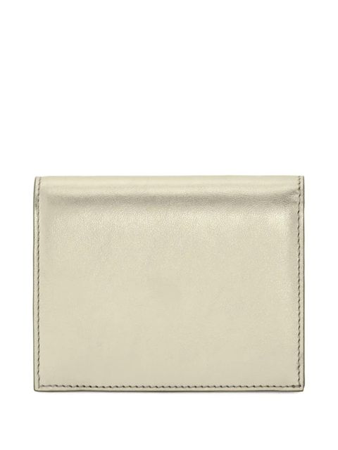 Ferragamo Gancini buckle compact wallet - Gold