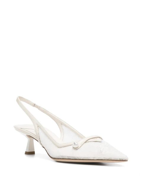Jimmy Choo Amita slingback pumps - White
