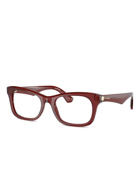 Burberry Eyewear rectangular-frame glasses - Red - zdjęcie produktu nr 2